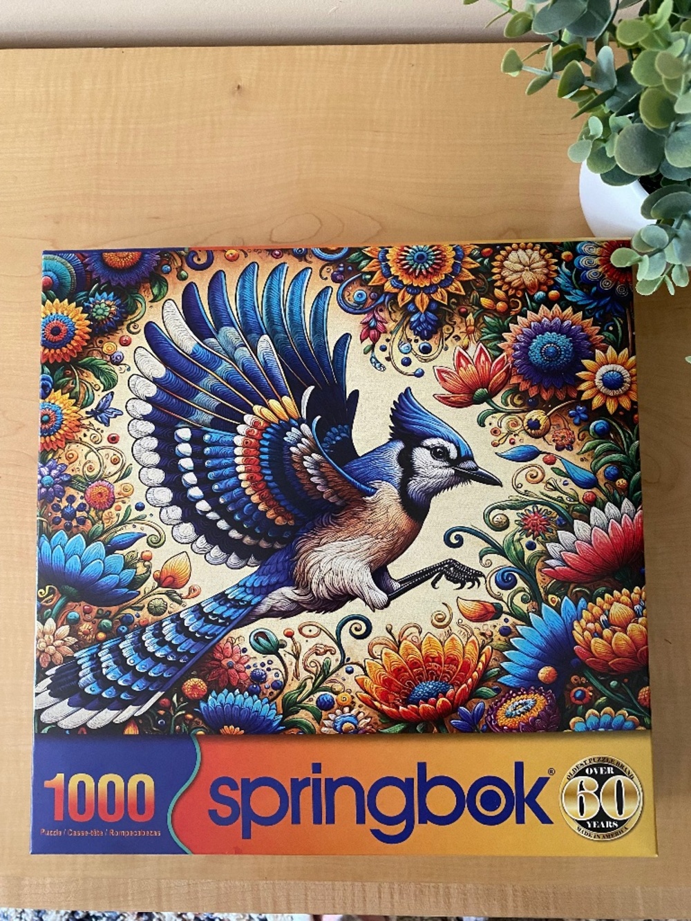BLUEJAY IN SUMMER PUZZLE - 1000 PIECES